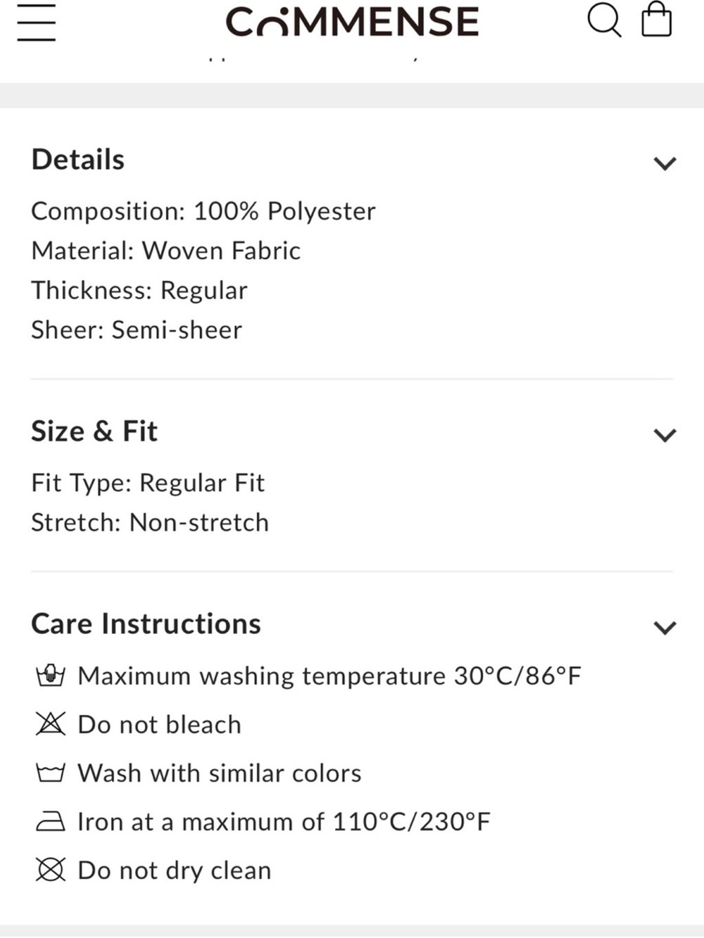 Women’s Commense 2 piece skirt set XSmall - Picture 6 of 6
